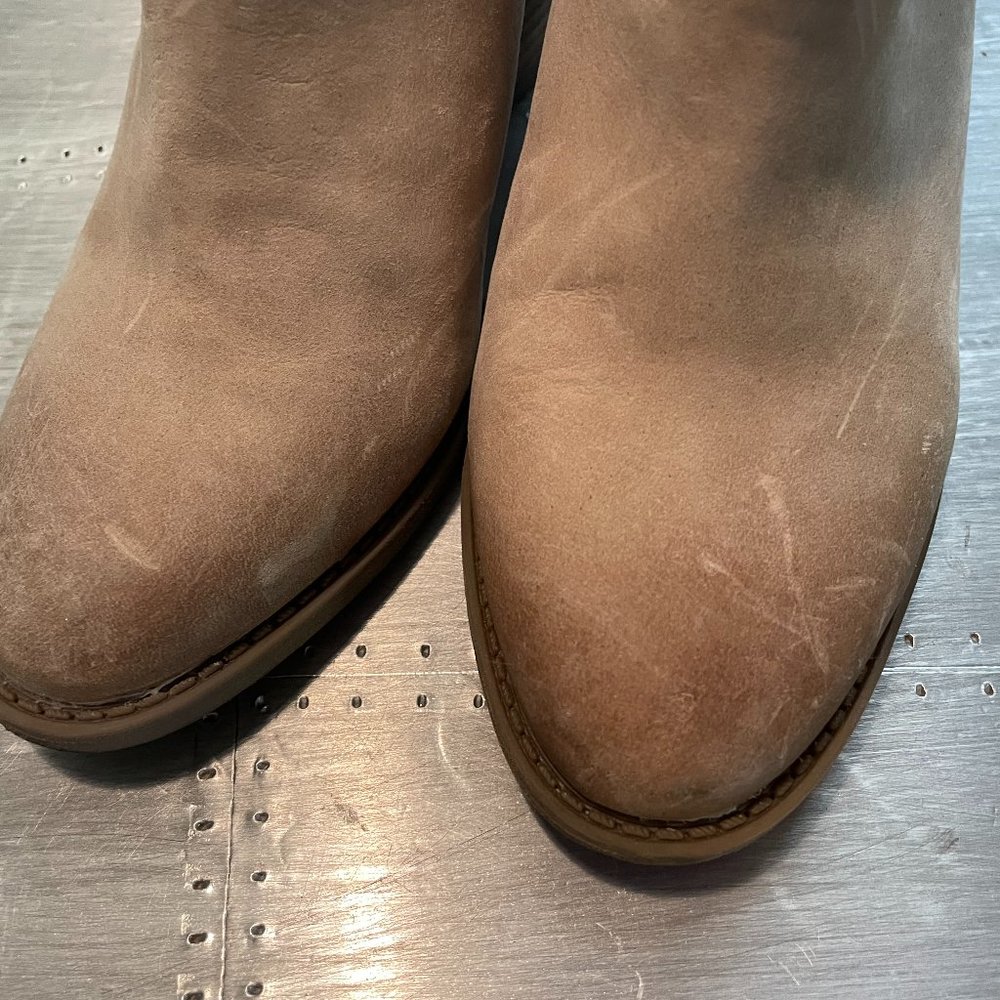 Like new ALDO Distressed Leather Mariotta boots botties mules 37/6.5 - Picture 9 of 13